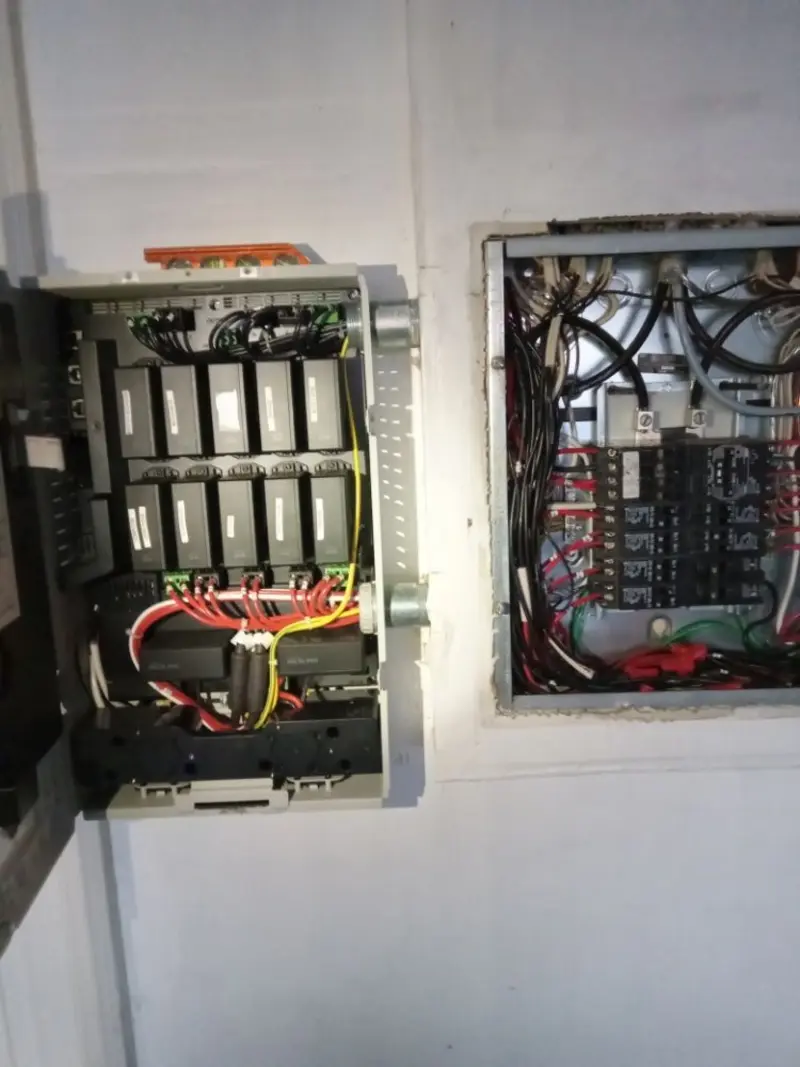 Electrical panel upgrade completed for Security Camera Wiring in Dade City North